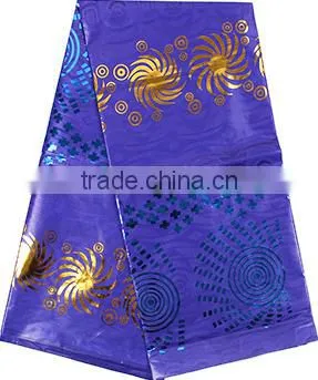 2017 Hot Selling 100% Cotton Fabric Textile Bazin Riche Fabric For Dress