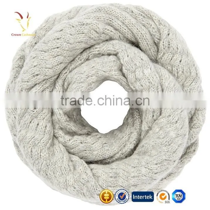 Made Round Scarf Cashmere Merino wool Scarf