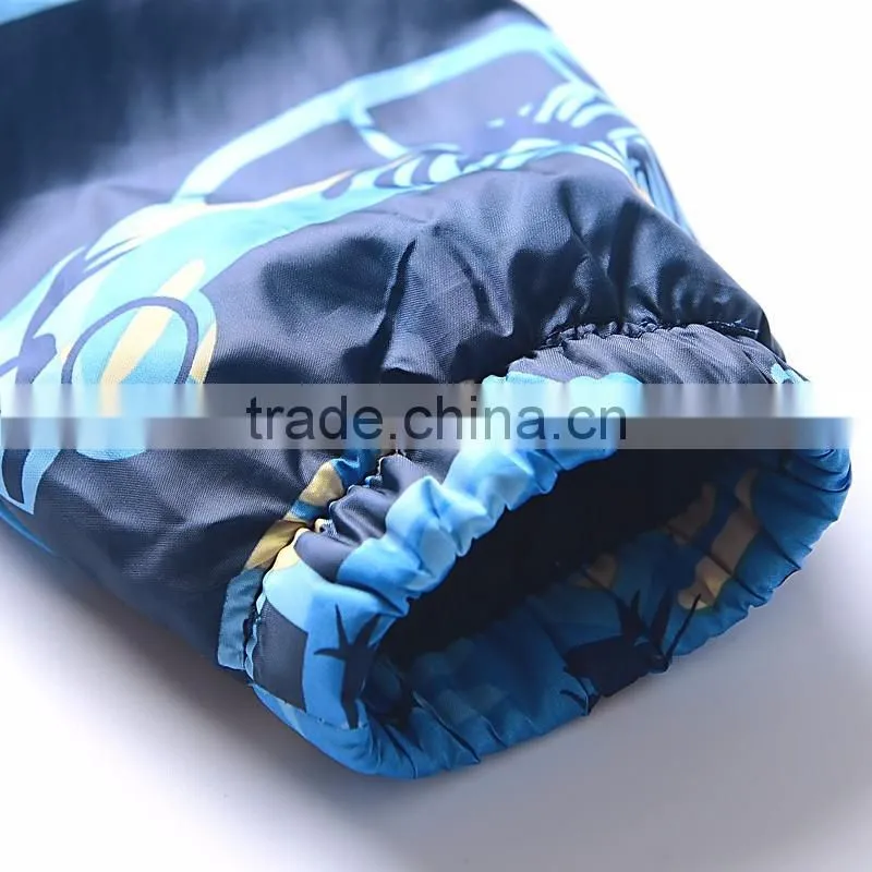 Wholesale children winter jacket fashion print satin jacket bomber jackets for kids