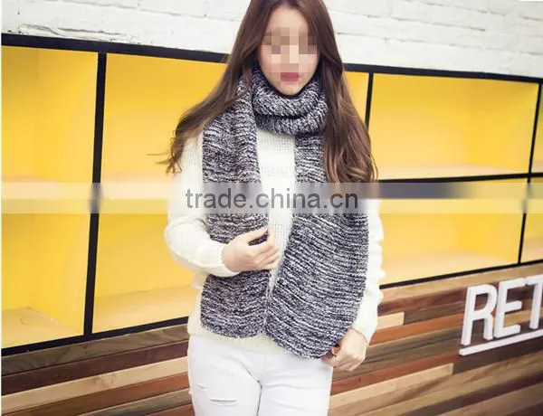 winter latest fashion elegant wear Korean style special blending knit men and women new scarf made in china