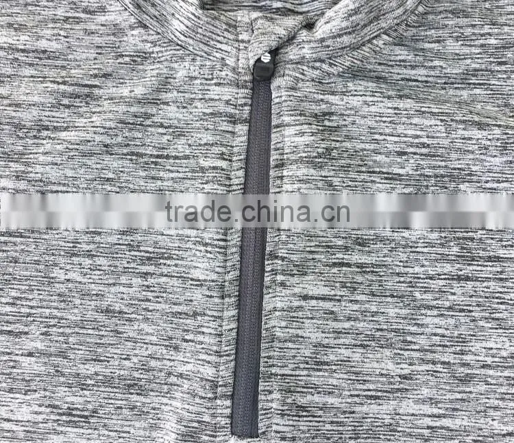 1/4 zipper sport t-shirt quick dry polo shirt
