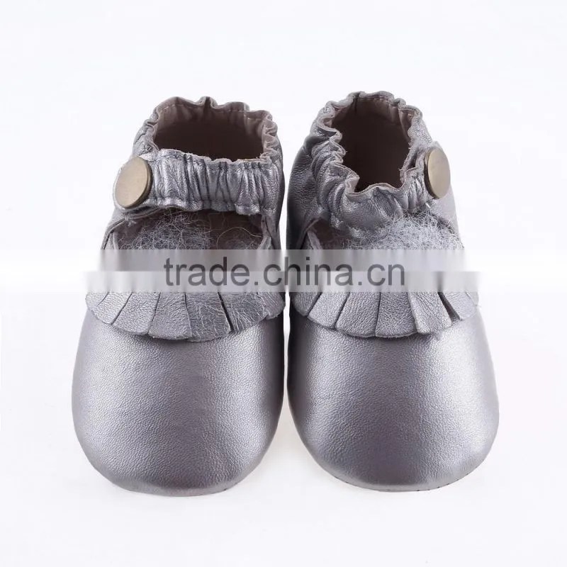 Soft touch leather kids moccs, cute baby girl leather moccasins