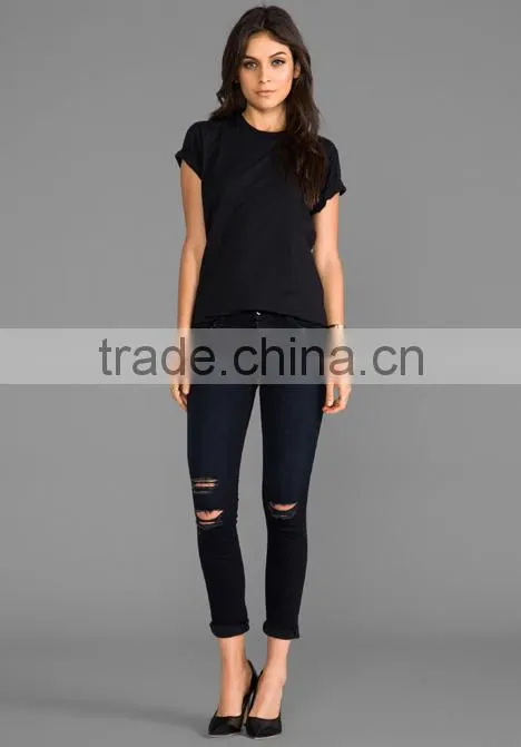 rubber printing t-shirt casual style