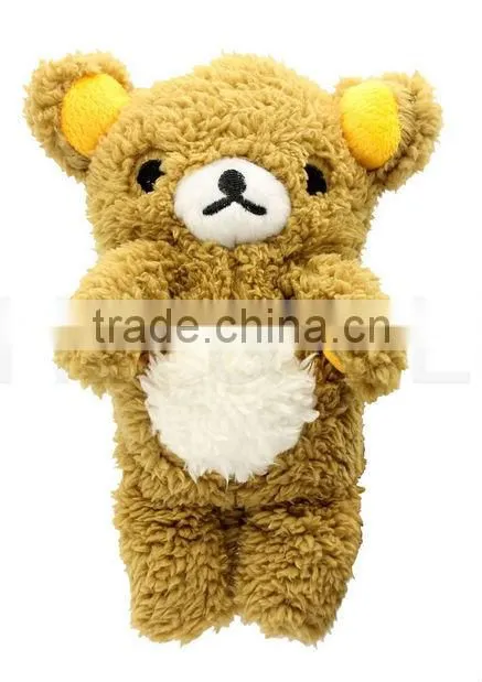 3D Cute Doll Toy Cool Plush Teddy Bear Cover Case For Samsung Apple cell Phones