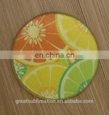 glass tile with coating for sublimation blank glass coasters