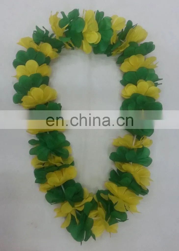 Hawaiian Luau Jumbo Silk Flower Leis Tropical Party