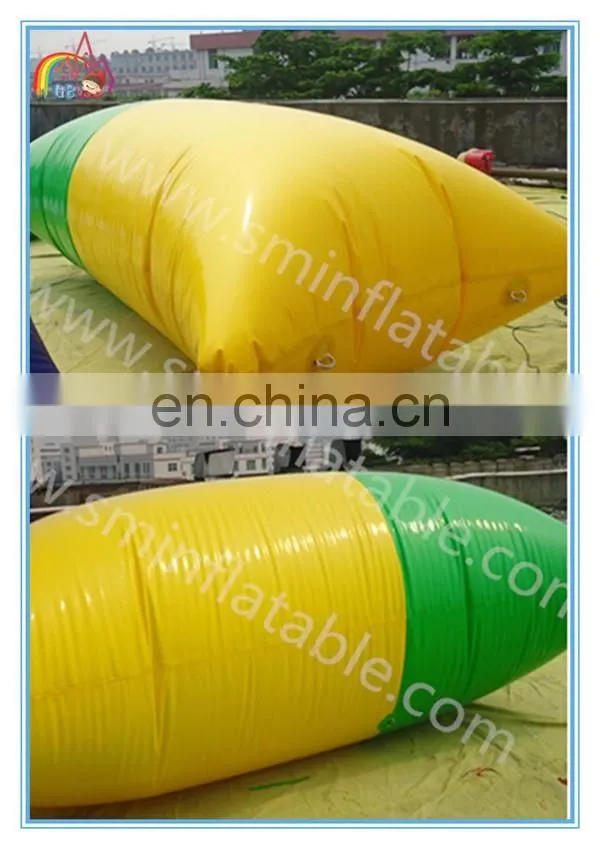 Factory price inflatable water blob jump,inflatable water catapult blob,inflatable water trampoline blob for sale