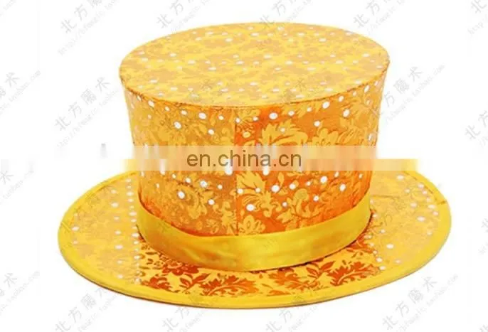 Magic Tricks hat folding Magician's Hat magic hat golden Party Magic