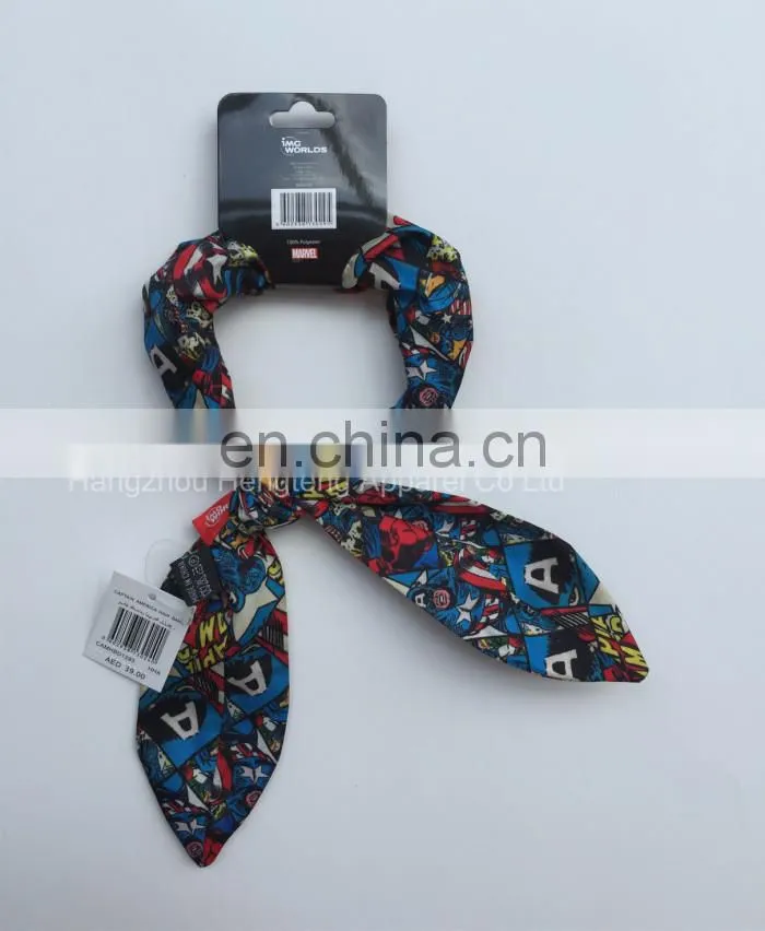 100% Polyester Hairband/Necktie Scarf