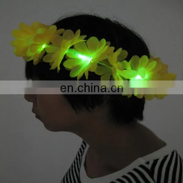 Festival led garland glovion led lighted flower garland wedding flower garland