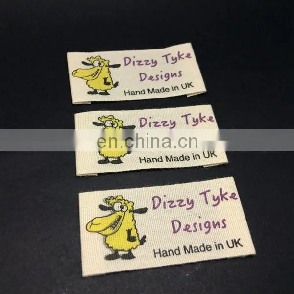 cotton printed label / cotton labels / cotton clothing labels