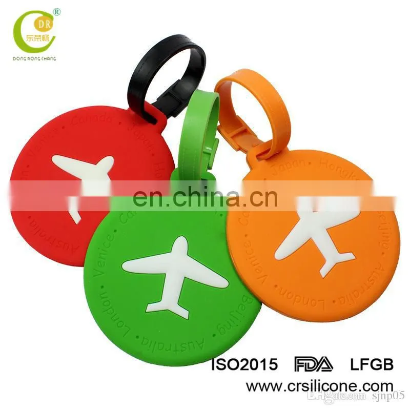 Direct Sale Custom Personalised Eco-Friendly Pvc Luggage Name Tags From Factory