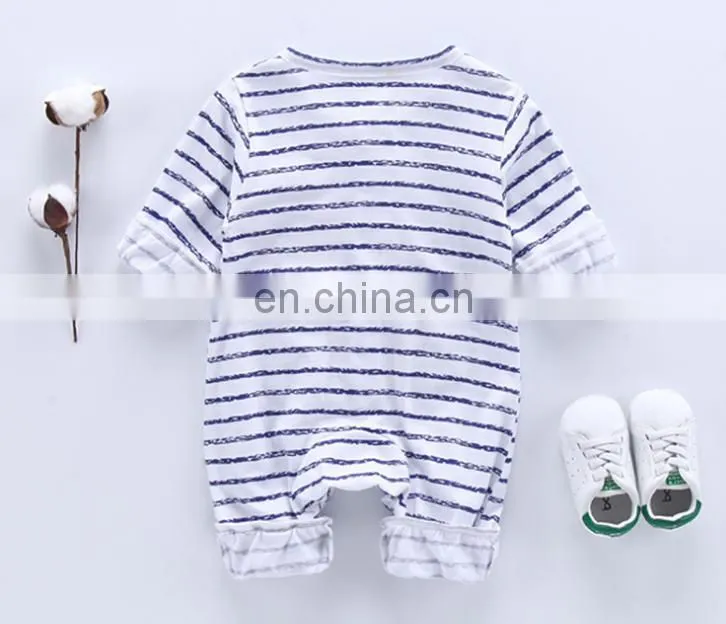 Top Quality Summer Customized 100% Cotton Baby Clothes Romper