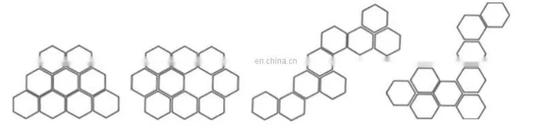 Modular DIY LED Hexagonal Quantum Magnetic Wall Light