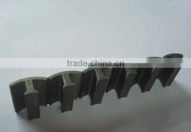 the most saving material way for stator rotor core manufacture
