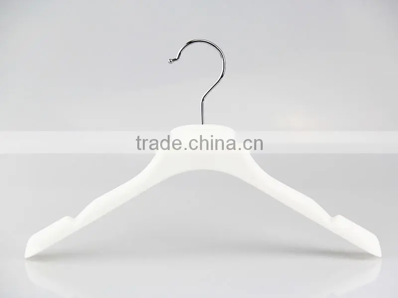 IMY-494 white ladies hangers plastic for dress