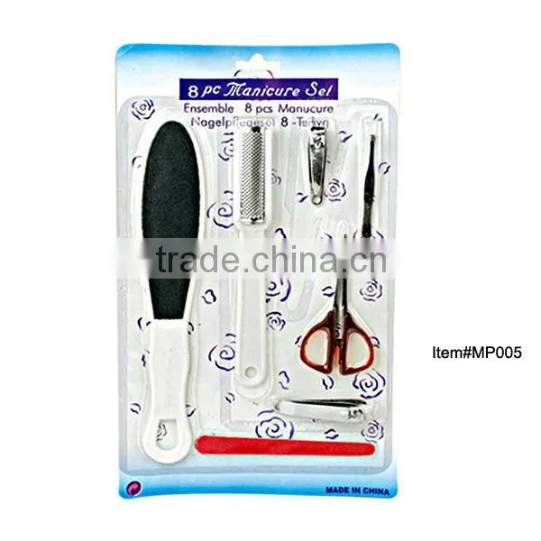 PVC bag pink manicure pedicure instruments