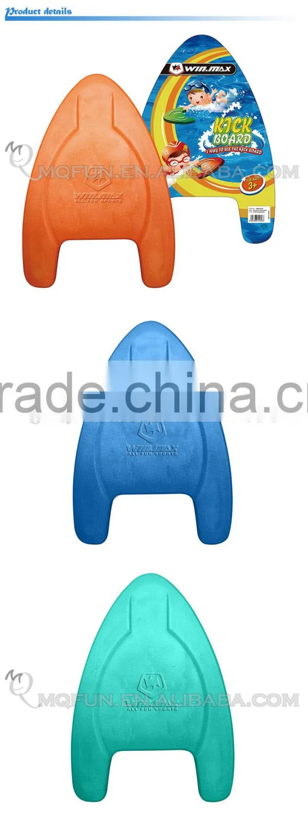 MINI QUTE Outdoor Fun & Sports 4 color Summer Beach Surf Board colorful Children kids Swimming swim kickboard toy NO.WMB07743
