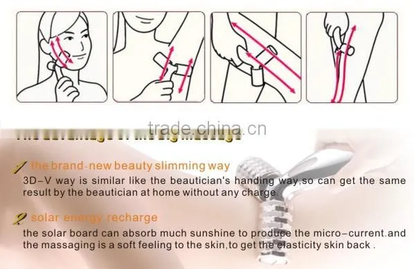 2014 Best Anti Wrinkle Device Home Use Face Lifting Portable Crazy Fit Massager