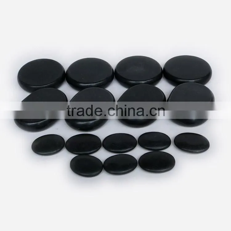 16pcs/set Hot energy stone volcanic thermal SPA Meridian Scraping massage stone
