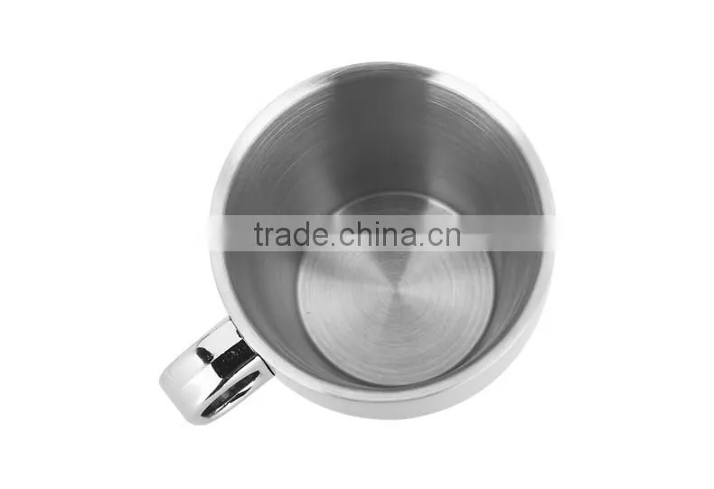 2016 double wall stainless steel coffee cup/water cup set