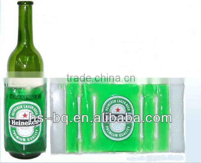 reusable gel can cooler wrap
