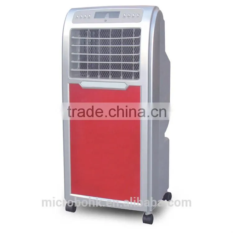 Power saving water based tower fan with desert air cooler