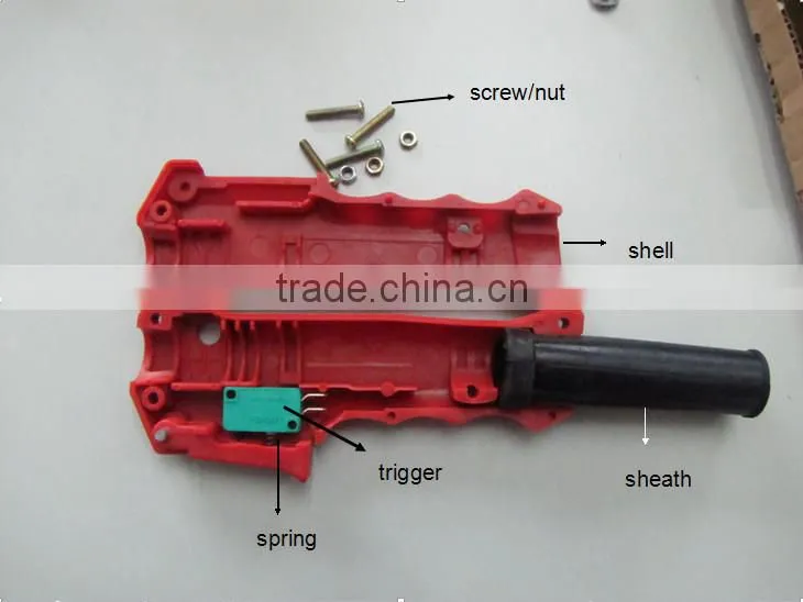 Panasonic handle /red panasonic handle/panasonic rear handle/panasonic back handle