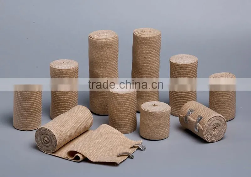 YD30147 hot selling soft high quality high elastic bandage with clips