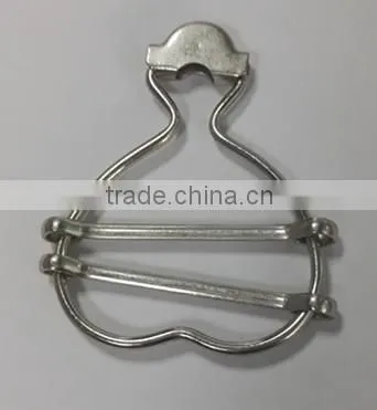 fashion heart shaped dungaree buckle