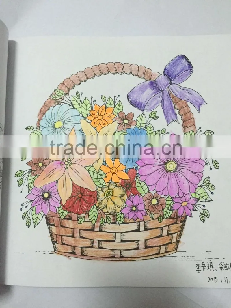 High quality children painting book hot sale factory in guangdong