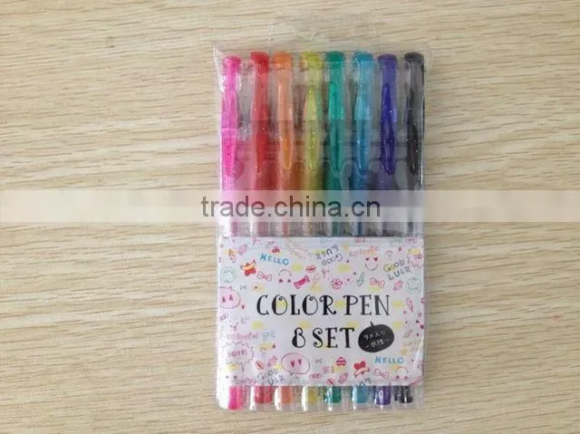 High quality factory direct selling Multicolor flash gel pen