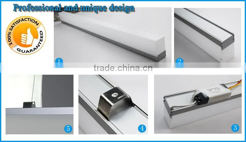Normal Brightness 3000K~6500K modern led linear pendant light