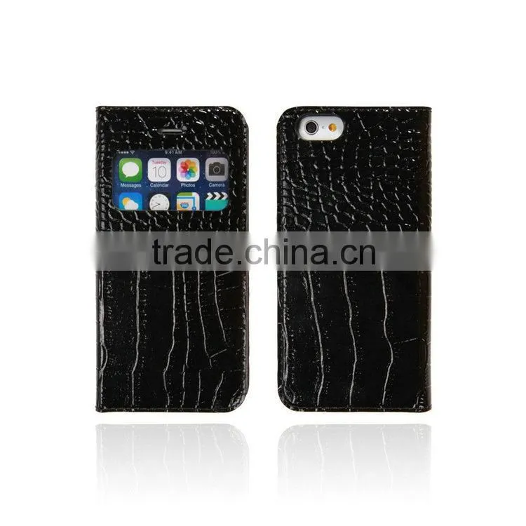 Premium PU leather case for iPhone 6 High quality mobile phone case cover