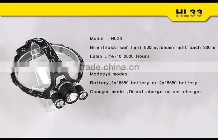 Wholesales 1000 Lumens XM-L T6 LED headlamp with CE,FCC,RoHS