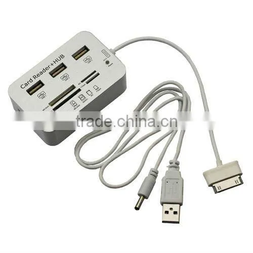 Galaxy Tab P3100 P5100 P7500 Card Reader USB HUB Connection Kit