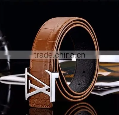 New Men's Leather Belt Fashion Luxury Top Brands Designers Belts For Men