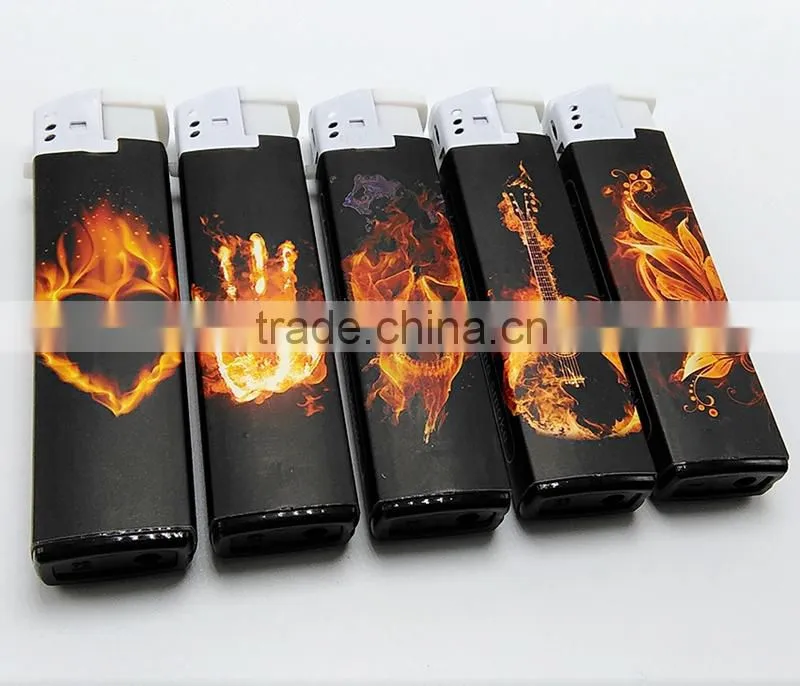 2016 Fashion paper butane refill valve homemade electric lighter