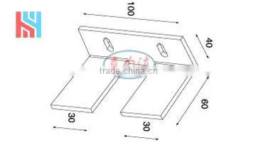 aluminium terracotta fixing system lining plate accessories for curtain wall