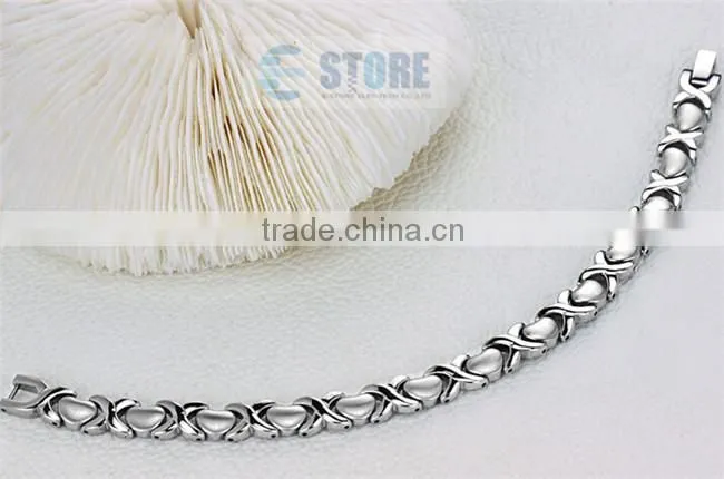 Heart Love Design Stainless Steel Bracelet/ Power Energy Balances Bracelet