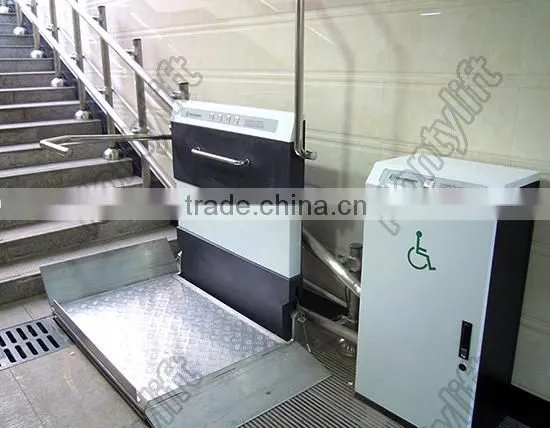 Outdoor electric wheelchair lift small elevator for homes with no rust ce price