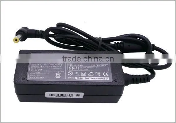 Hot facotory wholesale laptop adapter for ACER/DELL/Gateway 30w 19v 1.58a(5.5mm*1.7mm)