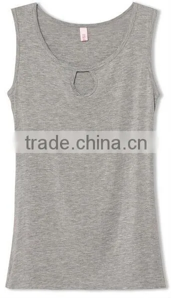 custom made design ladies dry fit sleeveless sport tank top