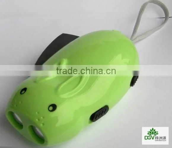 Hand Pressing FlashLight/LED torch