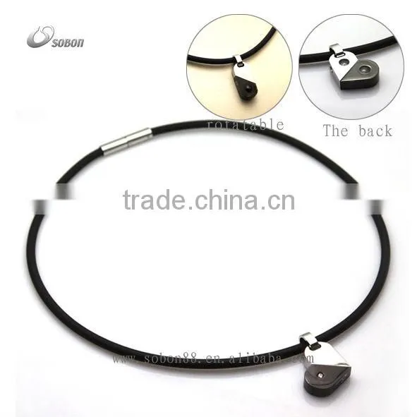 health protection silicone necklace with pendent
