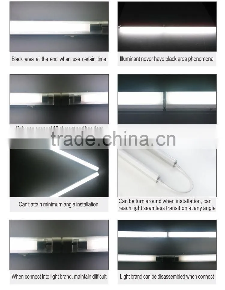 Integrated LED T5 fitting series 14W 1200mm