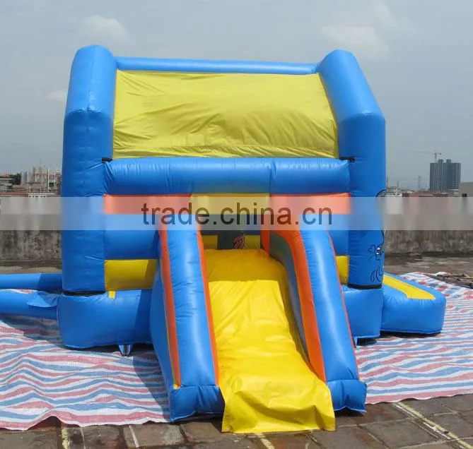 New Design inflatable jumping castle, inflatable bouncy castle with slide