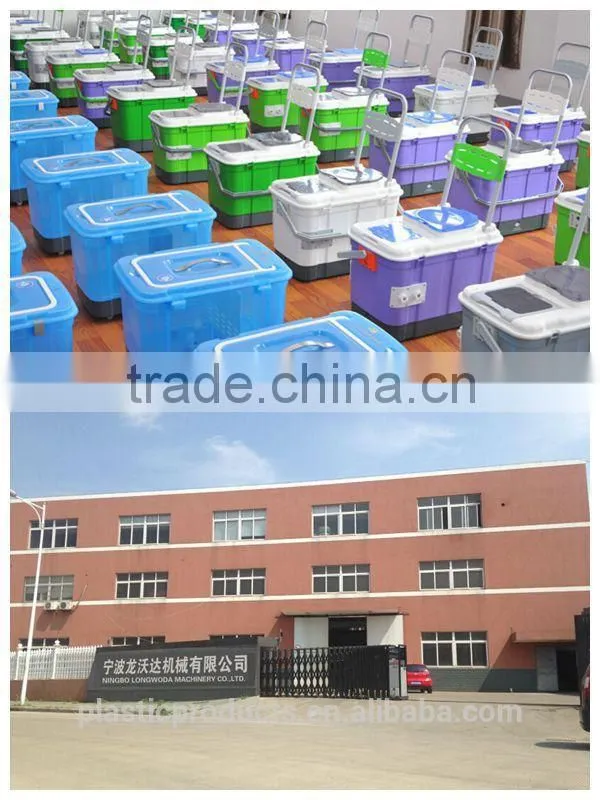 F8002-A 2016 Stainless steel configuration Multifunctional plastic fishing tackle seat box