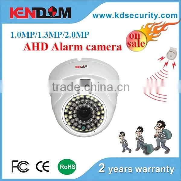 2016 Kendom New Items AHD Alarm Camera for home security camera compatible with DVR AHD 1080p for warhouse, basement, home use