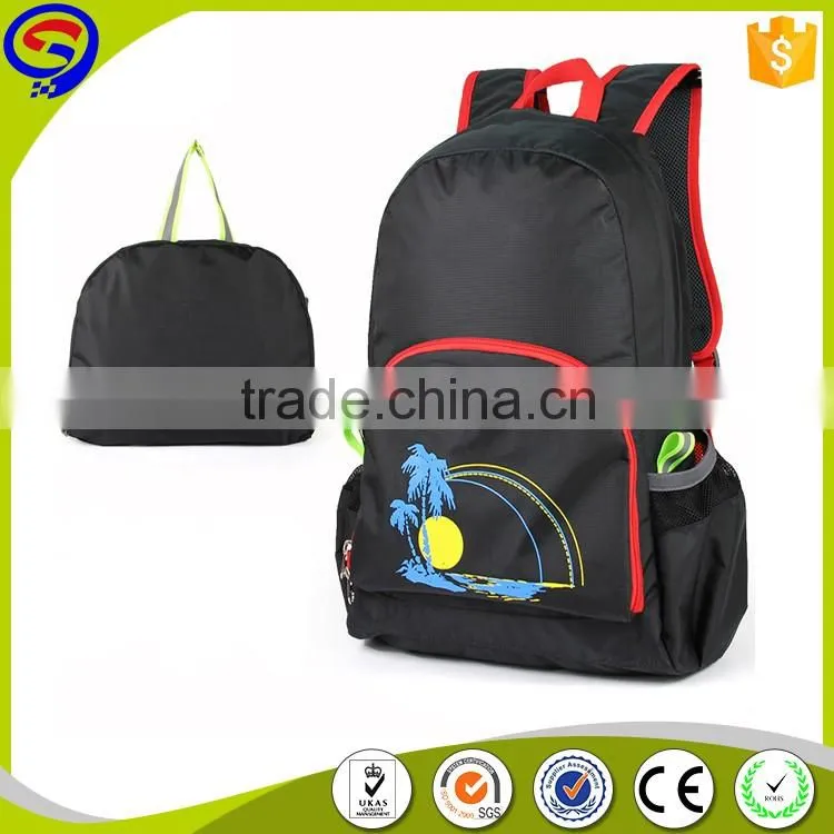 New Arrival! Hot Sell! Promotion! Cheap Price! Waterproof foldable Nylon backpack